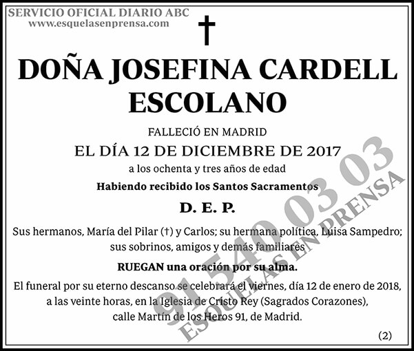 Josefina Cardell Escolano